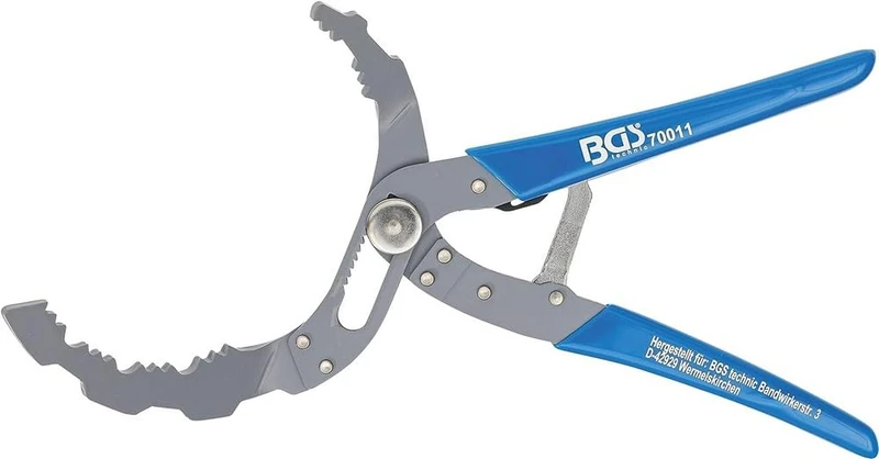 BGS 70011 | Oil Filter Pliers | self-adjusting | Ø 60 - 120 mm | 30° offset jaws