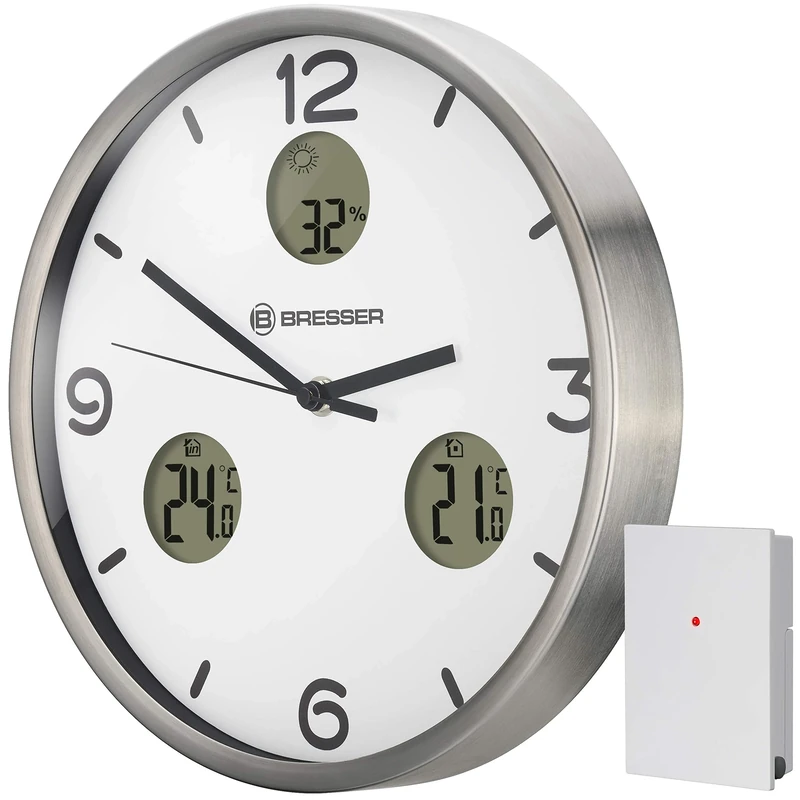 Bresser Wall Clock 30 cm White