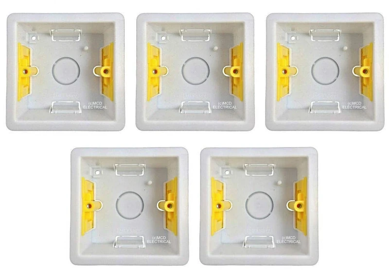 Appleby SB619 Dry Lining "Fast Fix" Box Single 1 Gang 32mm Deep (Pack of 5)