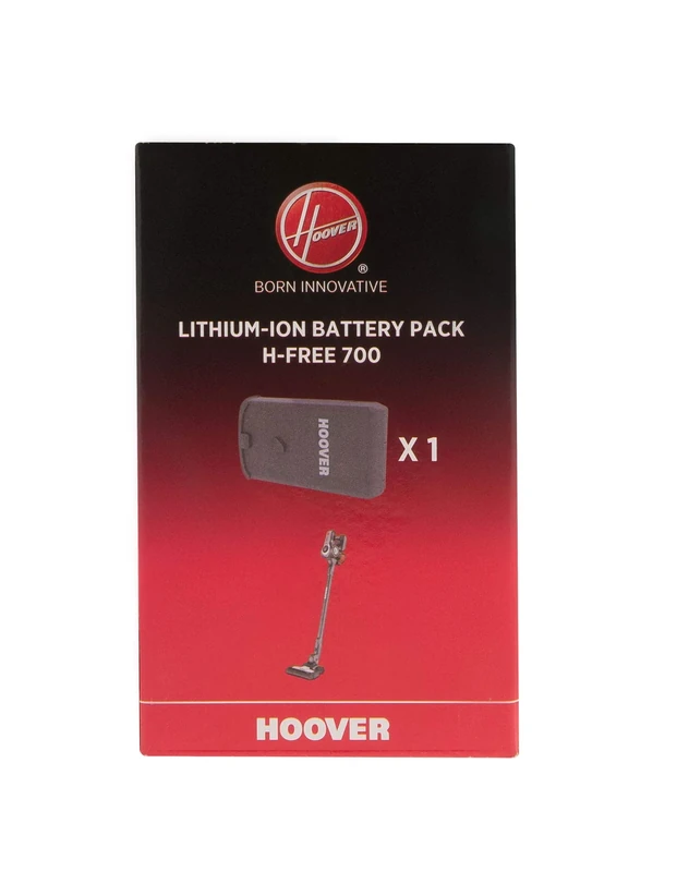 Hoover Battery Vacuum Cleaner Lithium, Rechargeable, Black, Original Battery, For Hoover H-Free 700