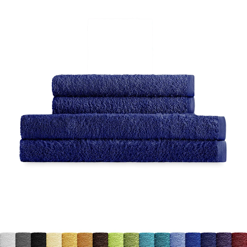 Eiffel Textile Quality Curl 400 g, Cotton, Navy, 2 Lavabo 2 Sabana