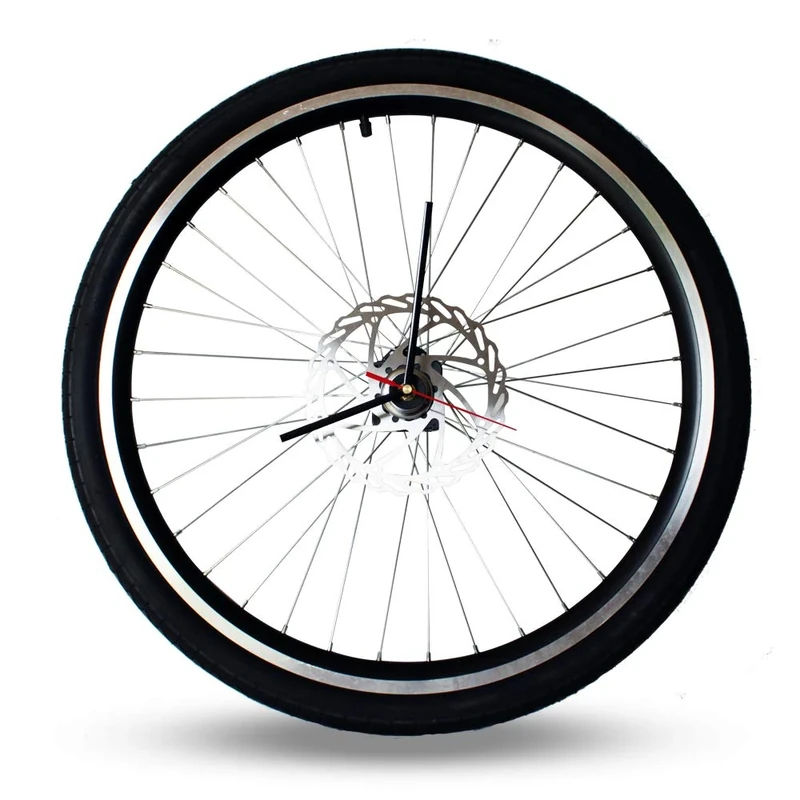 Bikes Bazaar Clock, aluminium, Black, One Size