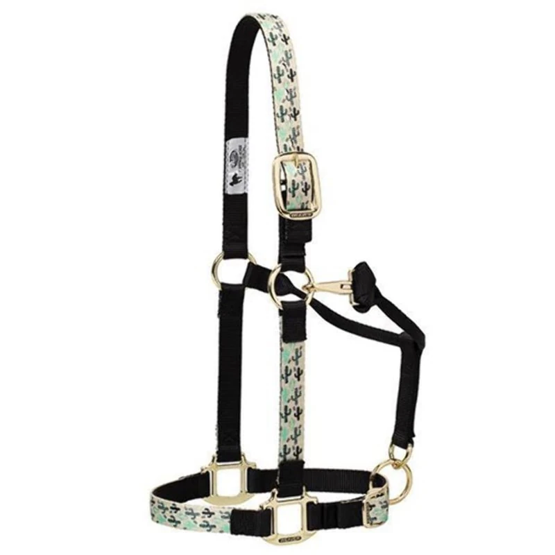 Weaver Leather Adjustable Patterned Nylon Horse Halter, Cactus