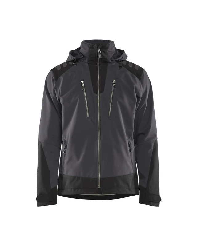 BLÅKLÄDER Softshell jacket Men L Dark grey/black
