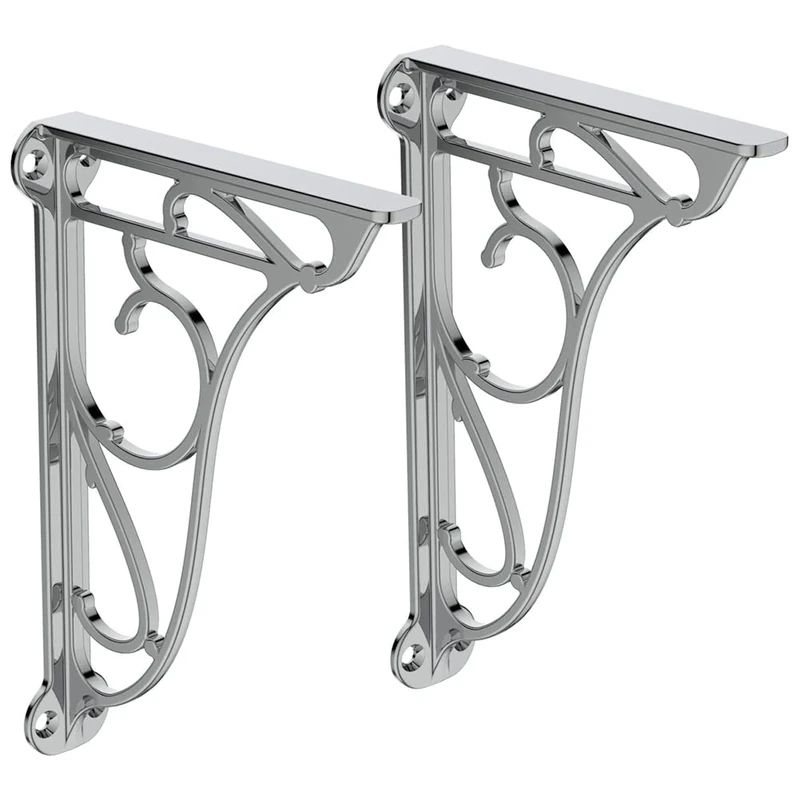 Ideal Standard Waverley Luxury Ornate Cistern Brackets, U1634AA, Chrome