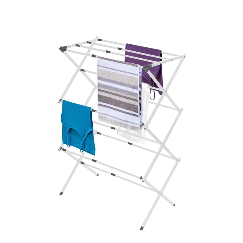 BLACK + DECKER Clothes Drying Rack, Alloy Steel, White