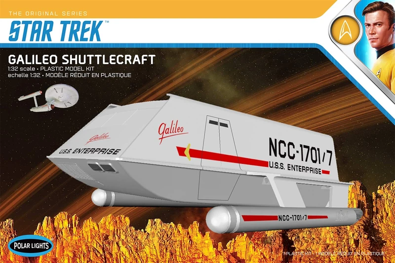 Polar Lights 1:32 Star Trek TOS Galileo Shuttle - Image 1