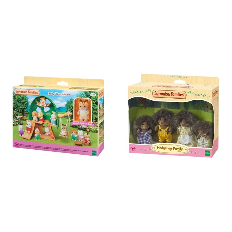 Sylvanian Families - Baby Treehouse & Hedgehog Family - Image 1