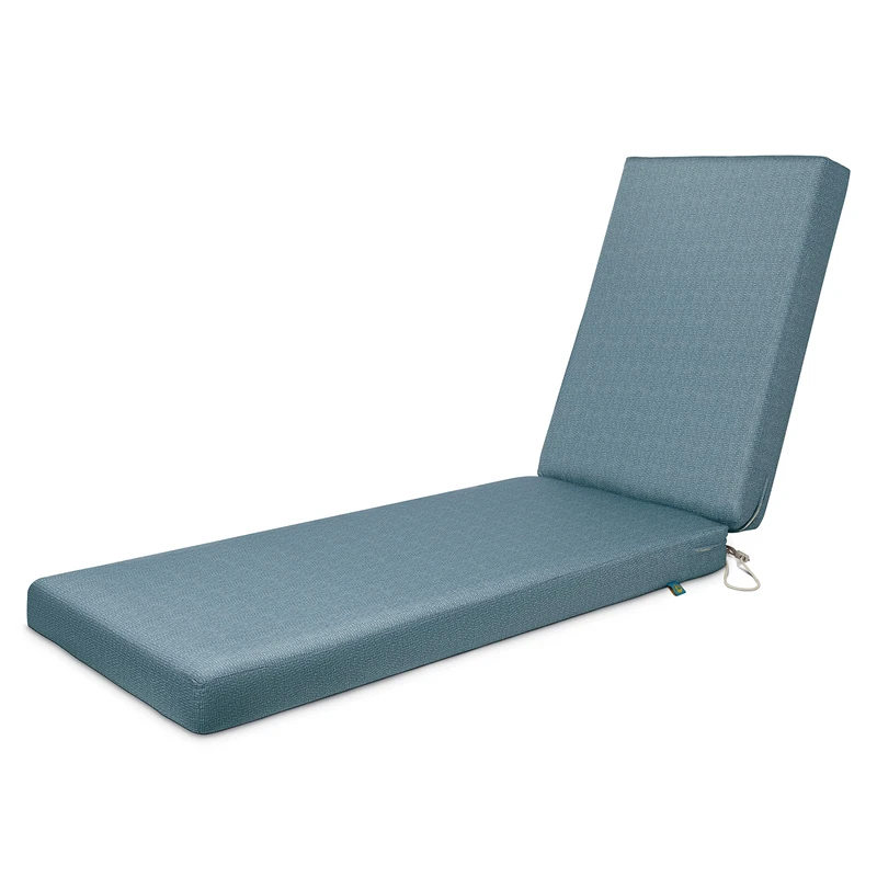Duck Covers CBSCE72213 Weekend Water-Resistant 72 x 21 x 3 Inch, Blue Shadow Outdoor Chaise Cushion