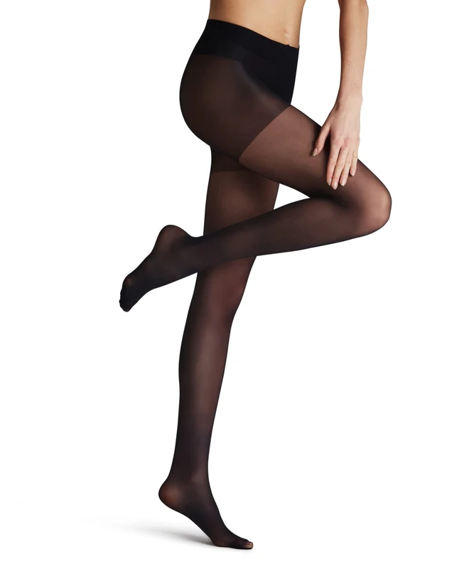 FALKE Women's Energize 15 DEN W Ti Sheer With Compression 1 Pair Tights, Blue Marine 6179, M - Image 1