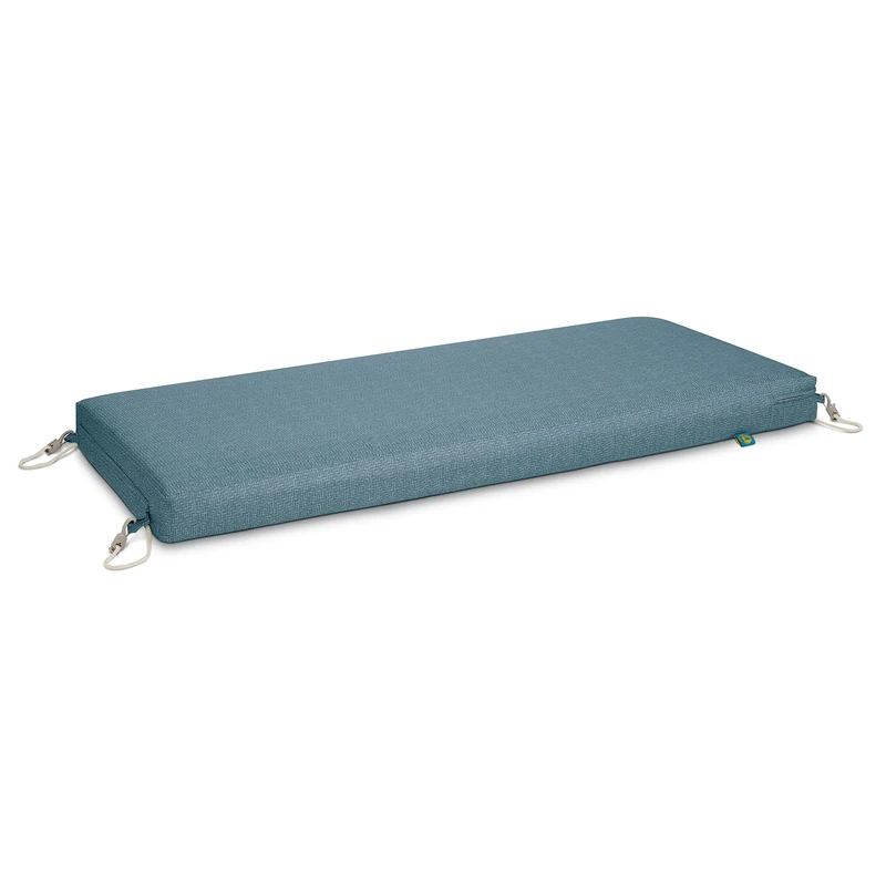 Duck Covers CBSBN54183 Weekend Water-Resistant 54 x 18 x 3 Inch, Blue Shadow Outdoor Bench Cushion, 54" W x 18" D x 3" T