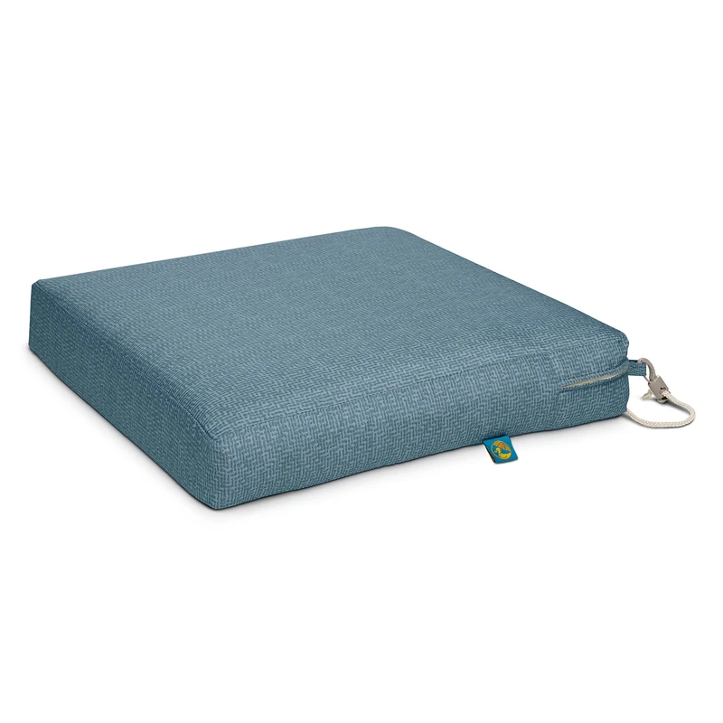 Duck Covers Weekend Outdoor Dining Seat Cushion - Blue Shadow
