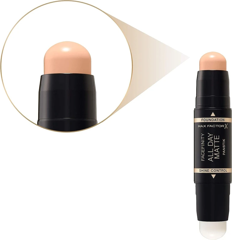 2x Max Factor Facefinity All Day Matte 2in1 PanStik Foundation 40 Light Ivory