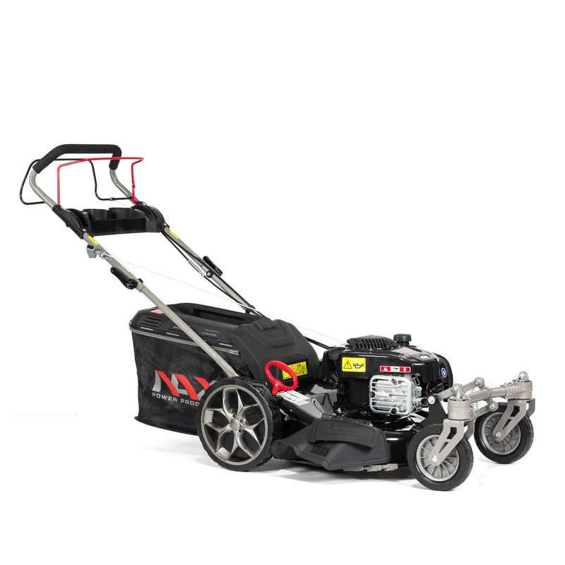 NAX POWER PRODUCTS 2000S self-propelled lawn mower with Briggs & Stratton combustion engine of 150 cm3 capacity 625EXi series mowing width 46 cm 60-litre basket