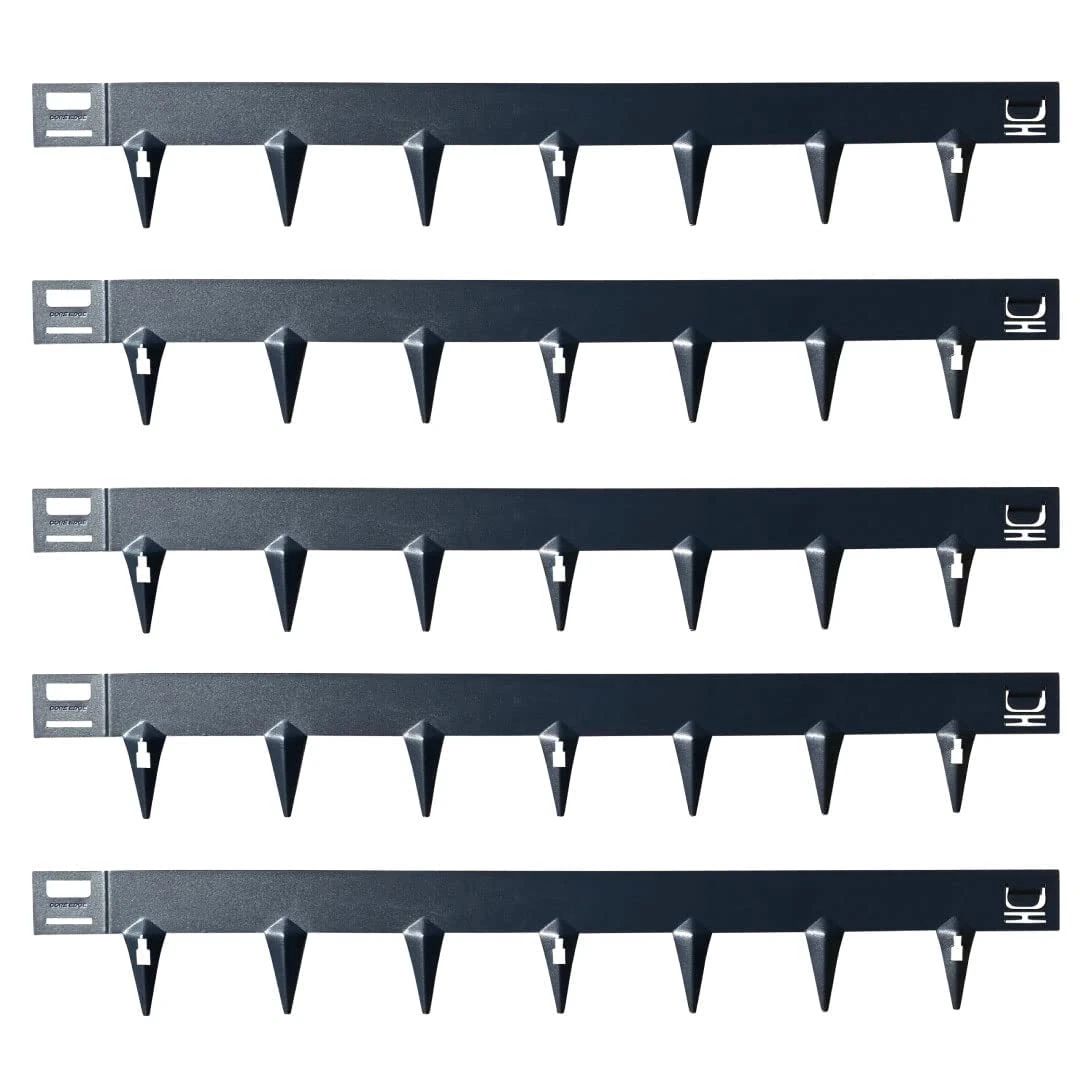 CORE EDGE Lawn Edging | Flexible Decorative Steel Edging Garden Border Edging Lawn Edging Strip Garden Border with a 65mm face height (Anthracite)