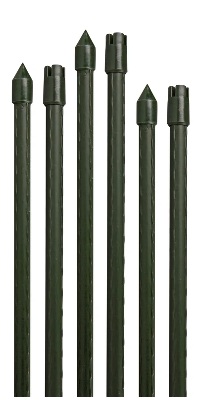 Windhager Steel Plant Stake Set, Steel Trellis, Plant Support, Trellis, Plant Stakes, Tomato Sticks, Green, Pack of 20, 120 cm