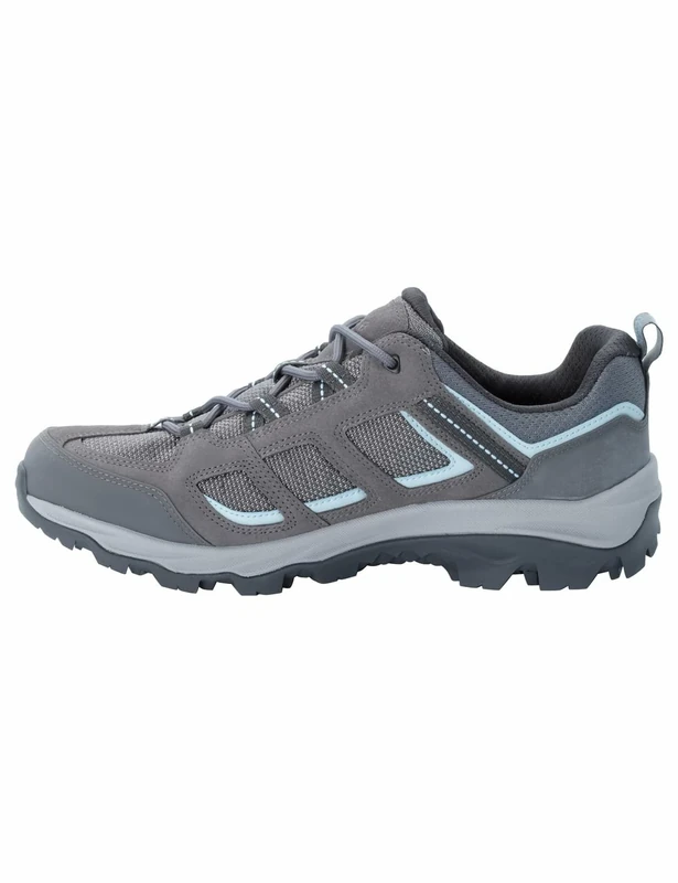 Jack Wolfskin Women's Vojo 3 Texapore Low W Outdoor Shoes, Tarmac Grey/Light Blue, 4 UK