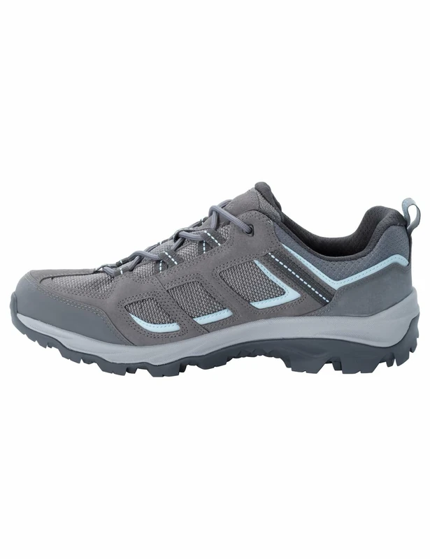 Jack Wolfskin Women's Vojo 3 Texapore Low W Outdoor Shoes, Tarmac Grey/Light Blue, 6.5 UK