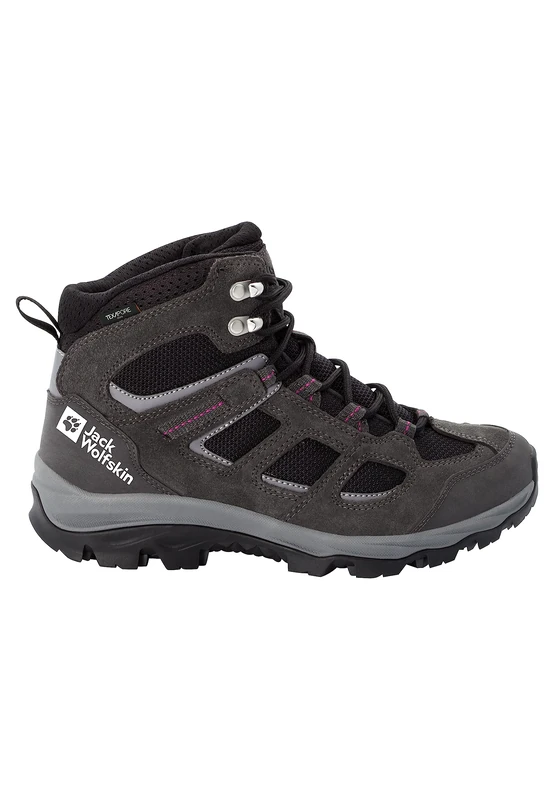 Jack Wolfskin Vojo 3 Texapore Mid W, Women’s shoes, Dark Steel/Purple, 6 UK (39.5 EU)
