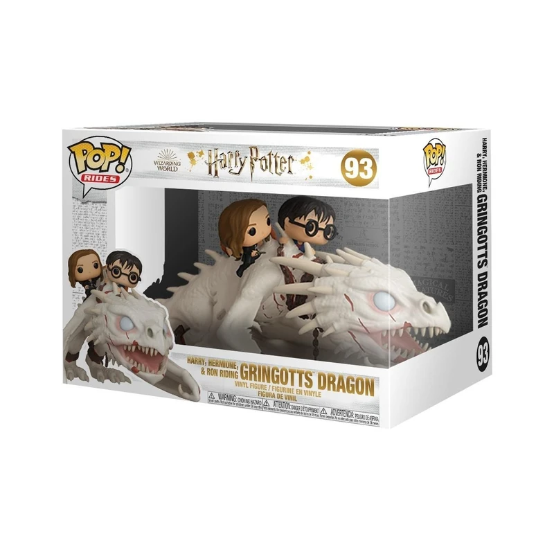 Funko POP! Ride: Dragon With Harry, Ron, & Hermione - Harry Potter - Collectable Vinyl Figure - Gift Idea - Official Merchandise - Toys for Kids & Adults - Movies Fans - Model Figure for Collectors - Image 1