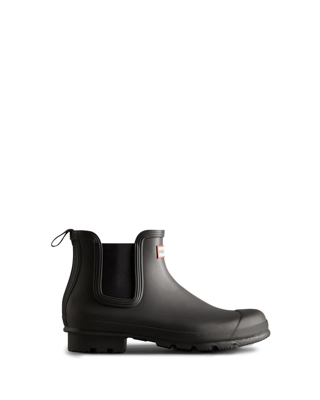 Hunter Original Men's Waterproof Chelsea Boots (Black, UK Size 10)