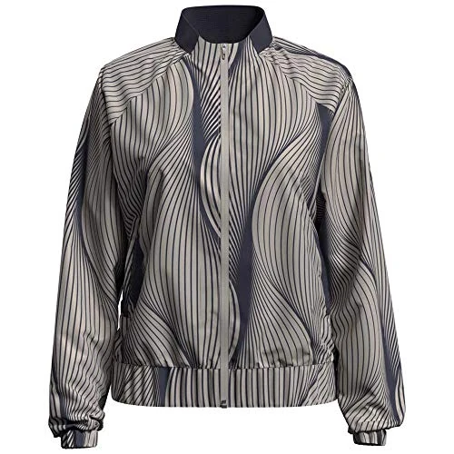 Odlo Jacket MAHA Women' S Jacket - Silver Cloud - Aop Ss20, X-Large