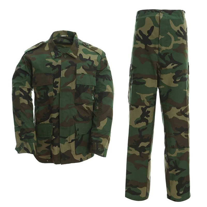 LANBAOSI Military Uniforms for Men Airsoft Clothing BDU Uniform Tactical Jacket and Multicam Huting Pants Set - Image 1