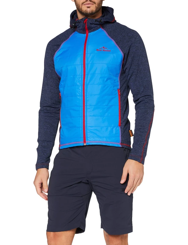 Fjord Nansen Hasvik Wind Men's Jacket, mens, Jacket, ss4296, Blue/Navy/Red, M - Image 1