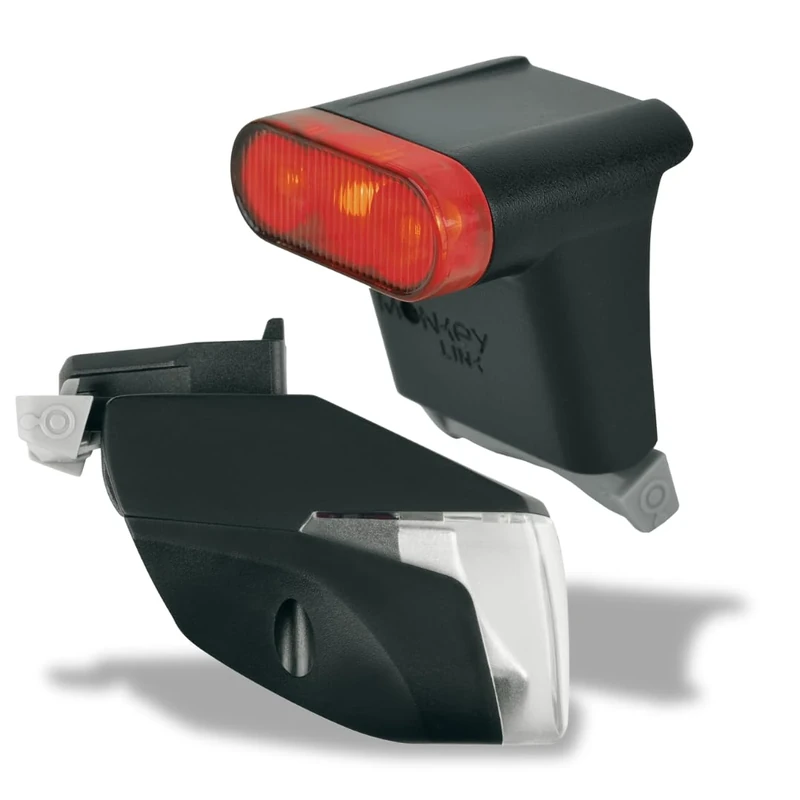 MonkeyLink ML-Light Set Connect 100 Lux Electric Bike Light Kit, Black, One Size