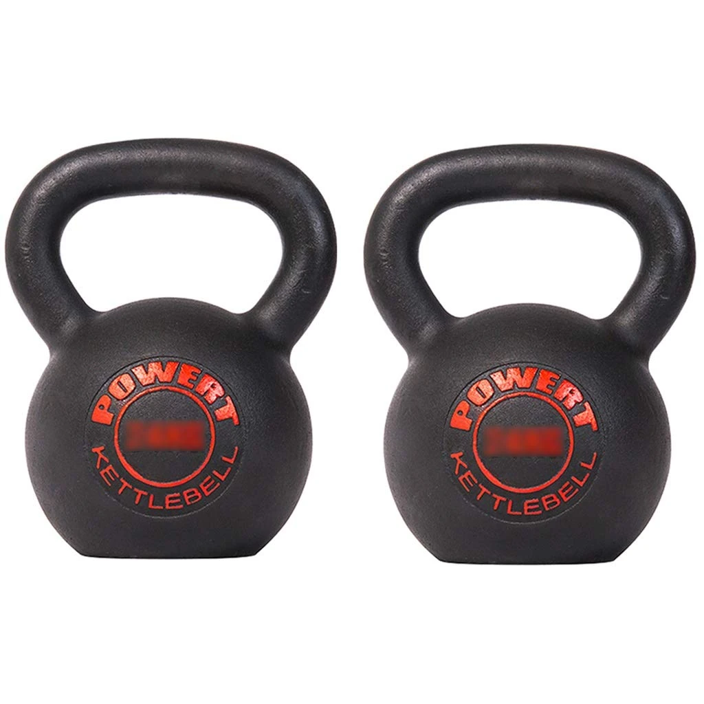 ZYCSKTL Kettlebells Women's Home Sports Training Equipment, Black Paint Cast Iron Lifting Kettlebell Dumbbell Ball, Men's Fitness Kettlebell (Color : 24kg Black)