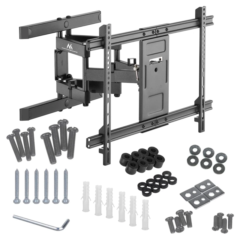 Maclean MC-881 Bracket QLED OLED LED LCD Plasma TV Wall Mount 37" - 85" Swivel Tiltable Max Vesa 600x400 Up To 60kg