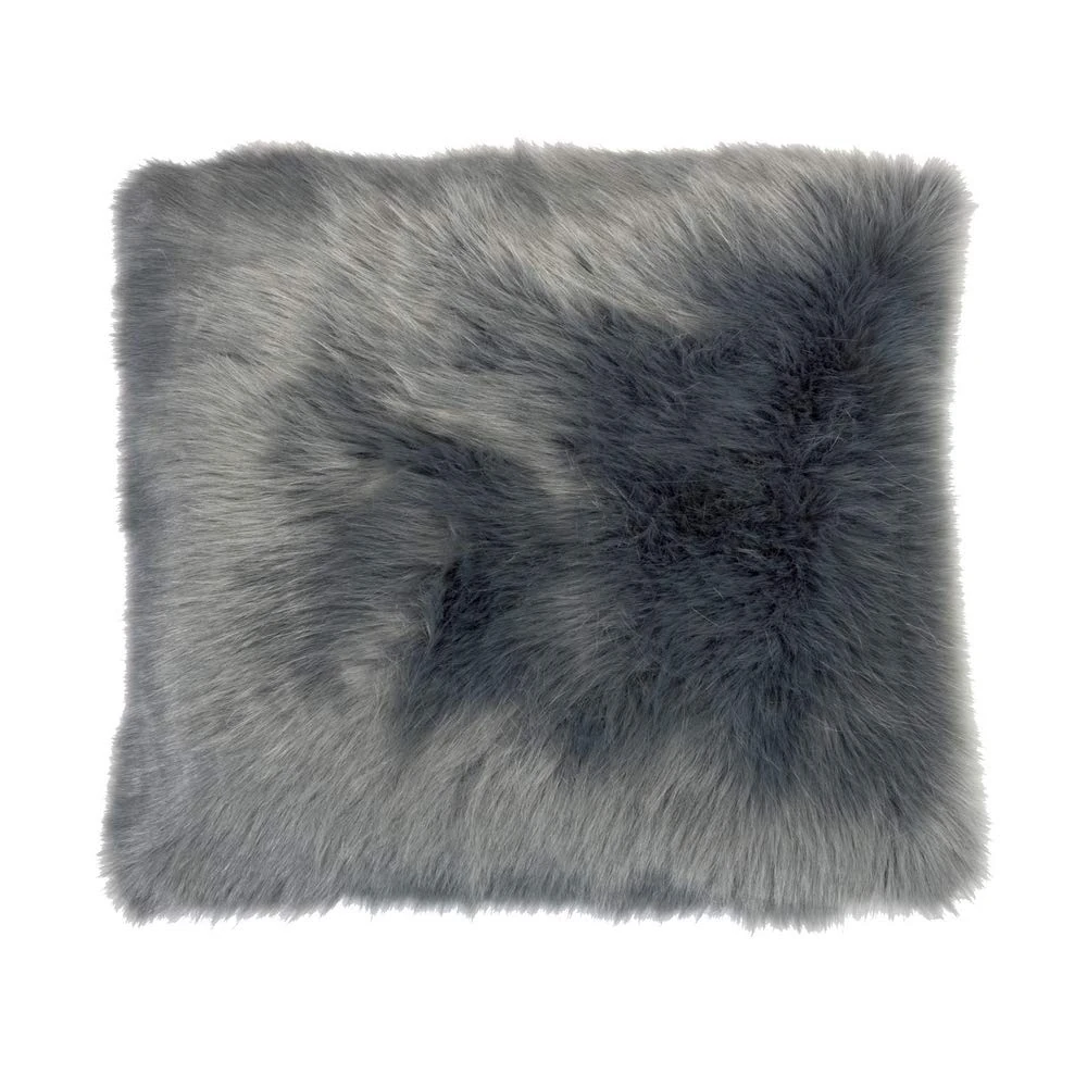 La Perla prestigious furniture cushion by Fazzini in ecological fur Art. Pernula cm. 50x50 cm. 50x50 Celadon (Grigio/Verde) 8