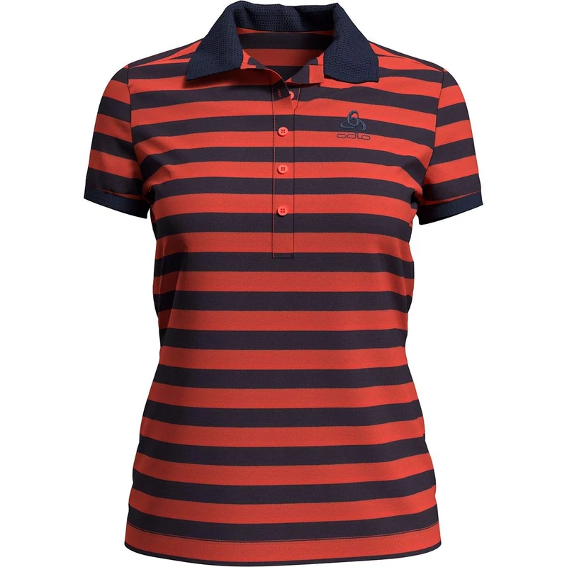 Odlo Concord Women's Polo Shirt, womens, Women's Polo Shirt, 550751, Hot Coral, XS