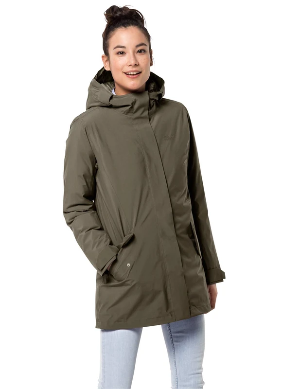 Jack Wolfskin Cold Bay Jacket Women's Jacket - Granite, Large