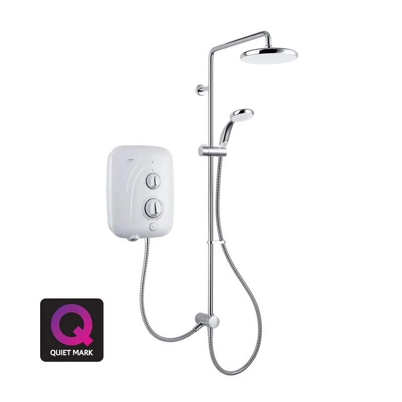Mira Showers 1.1941.003 Elite SE Dual Pumped Electric Shower 9.8kW - White/Chrome