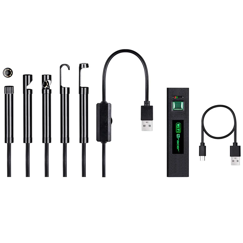 Tracer Hard Wire 5 m 8 mm WiFi Inspection Camera Endoscopic Camera LED Lighting Waterproof - Image 1