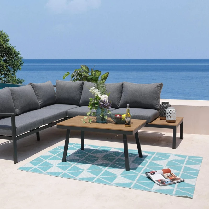 RED DECO Galapagos Reversible Outdoor/Indoor Rug 270 x 180 cm