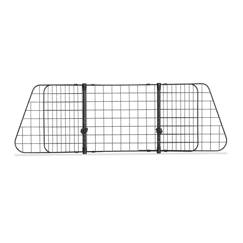 Relaxdays Car Dog Guard Protective Grille Universal Large Adjustable Width Car Grille Dimensions H x W 40 x 92-157 cm Black