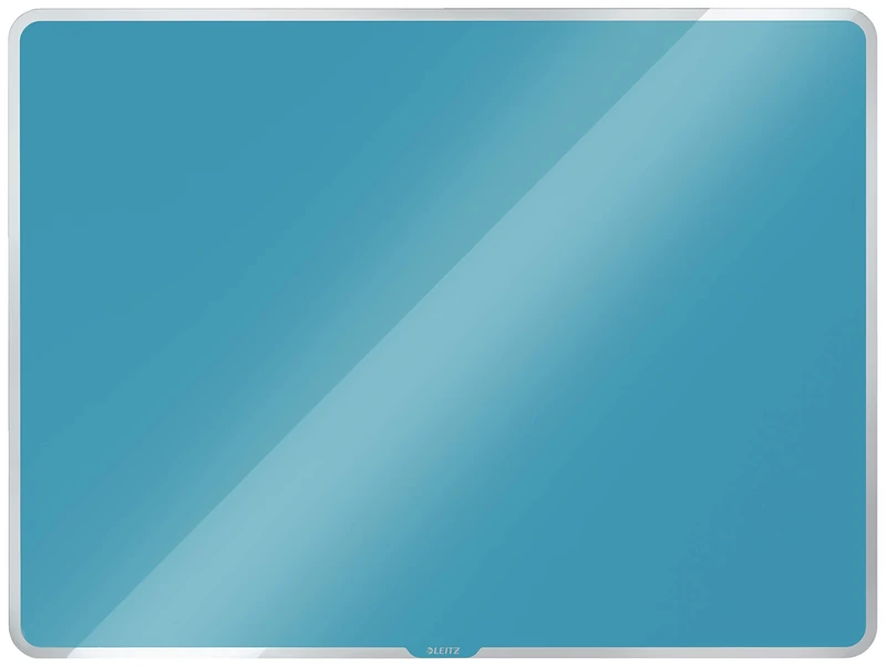Leitz Magnetic Glass Whiteboard, 600 x 400, Cosy Range, Calm Blue, 70420061