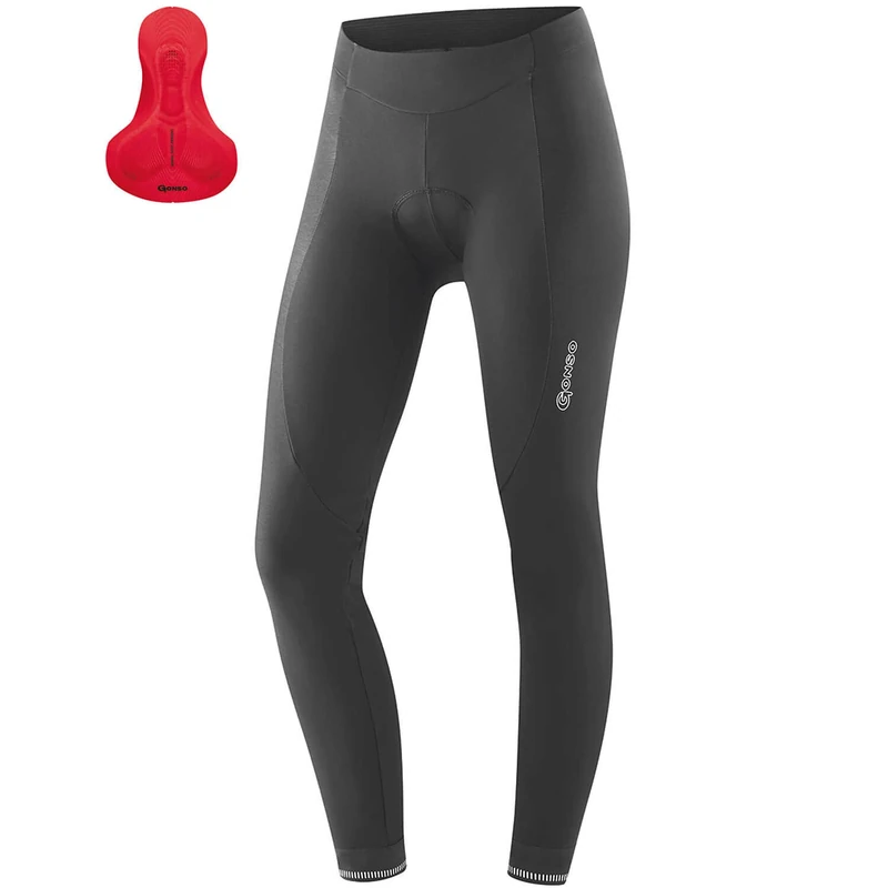 Gonso Sitivo Tight W, Long women's cycling shorts, With Sitivo Comfort seat pad, High elasticity, Comfort waistband and leg zipper with fastener, Tight fit