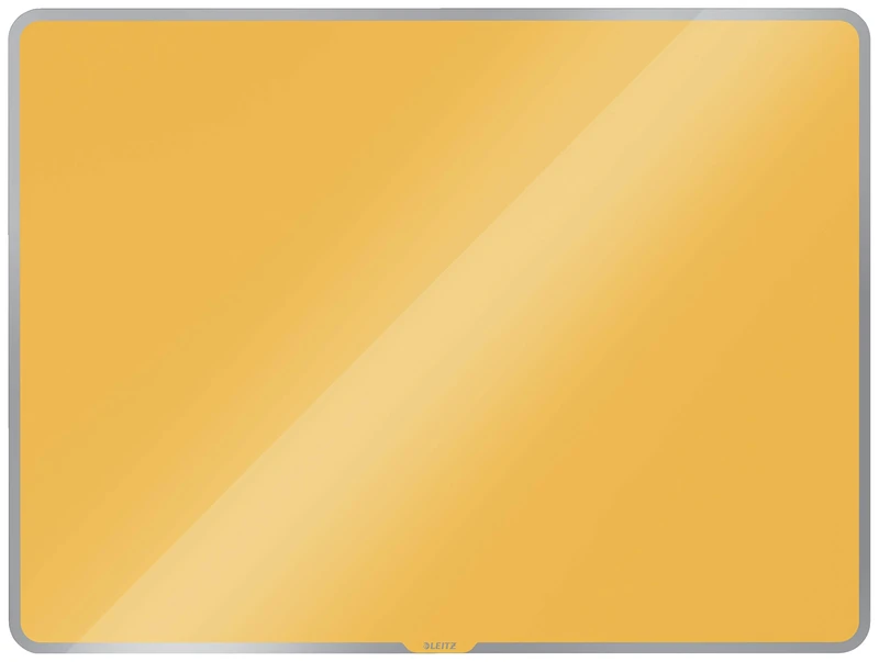 Leitz Magnetic Glass Whiteboard, 800 x 600, Cosy Range, Warm Yellow, 70430019