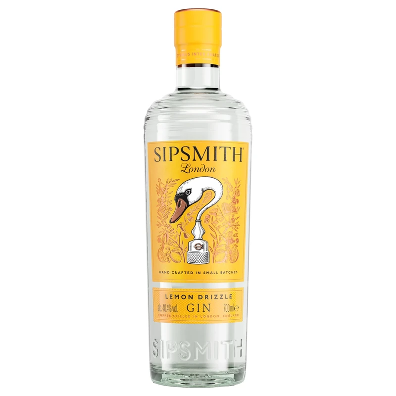 Sipsmith | Lemon Drizzle | Made in London | Craft | Gin | Smooth | Juniper | Citrus | Copper Pot Still | 40.4% ABV | 70cl