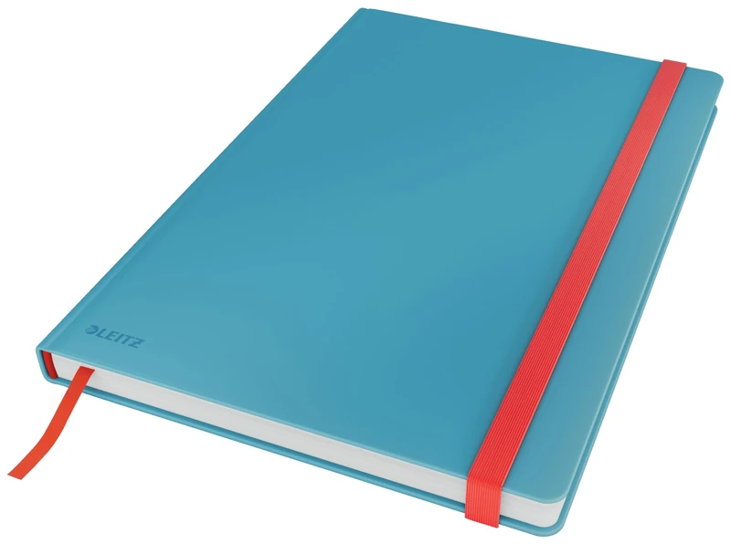 Leitz Large (B5) Ruled Hardcover Notebook, 80 Sheet, Cosy Range, Calm Blue, 44830061