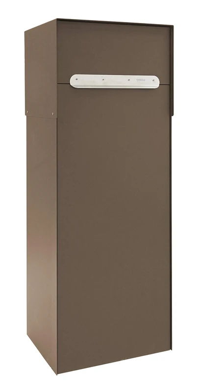 Arregui Multipack EP3158 Individual Steel Double Access Base for Large Parcel, Mailbox, Rear Parcel Pickup, Rust