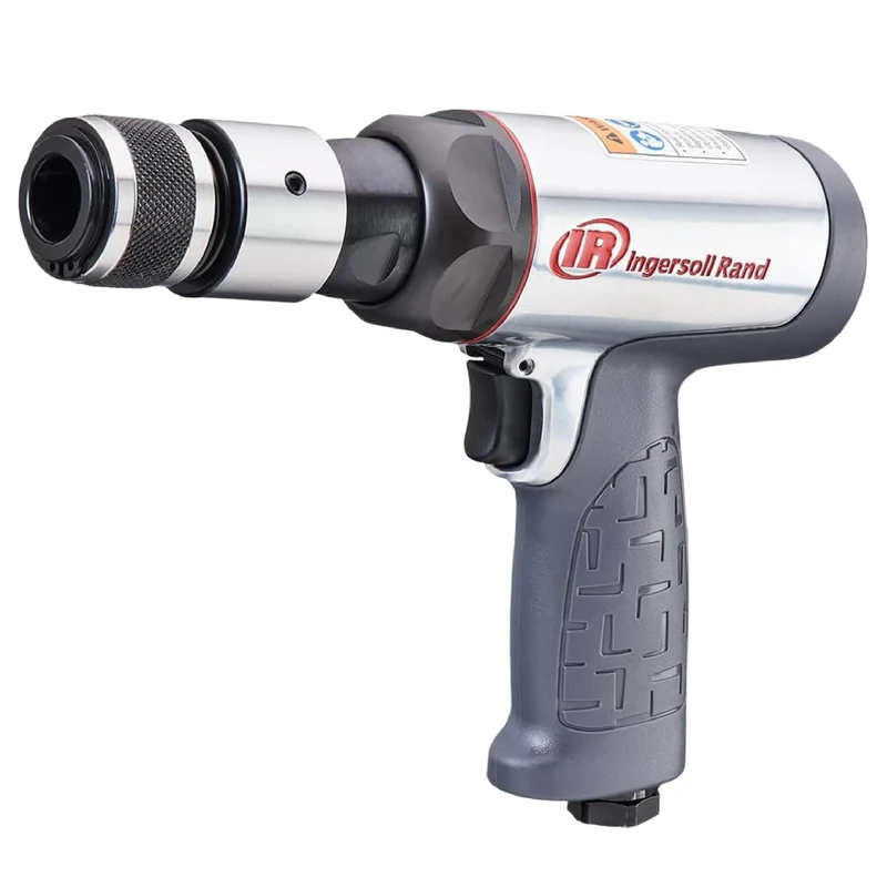 Ingersoll Rand Air Hammer 123MAX, Professional with Short Barrel - for Motor Vehicles and Workshop, with Vibration Reduction - Powered by Air