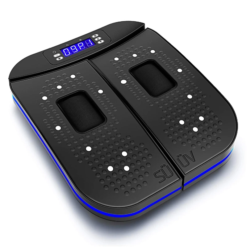 Bluefin Fitness SUUV Foot Massager | Pain Relief Massager | Multi-Speed, Different Vibration Modes | Improve Circulation | Remote Controlled | Varicose Veins&Plantar Fasciitis | at-Home Workout, Black