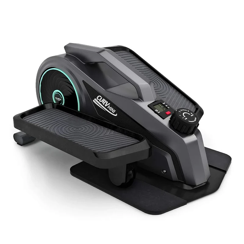 Bluefin Fitness Curv Mini | Seated Under Desk Elliptical Trainer | Pedal Exerciser Machine | Adjustable Resistance | Quiet Flywheel Motor | LCD Screen | Bluetooth