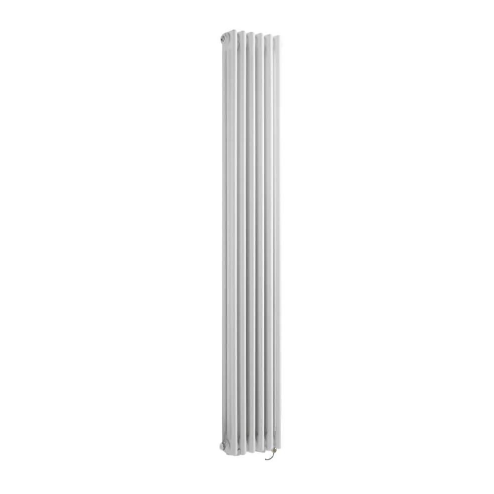 Milano Windsor 1200W White Cast Iron Style 3 Column WiFi Electric Radiator - 1800mm x 290mm