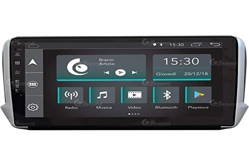 Custom fit car radio Peugeot 2008 208 Android DAB Gps Bluetooth Wifi Usb Full Hd touchscreen display 9”