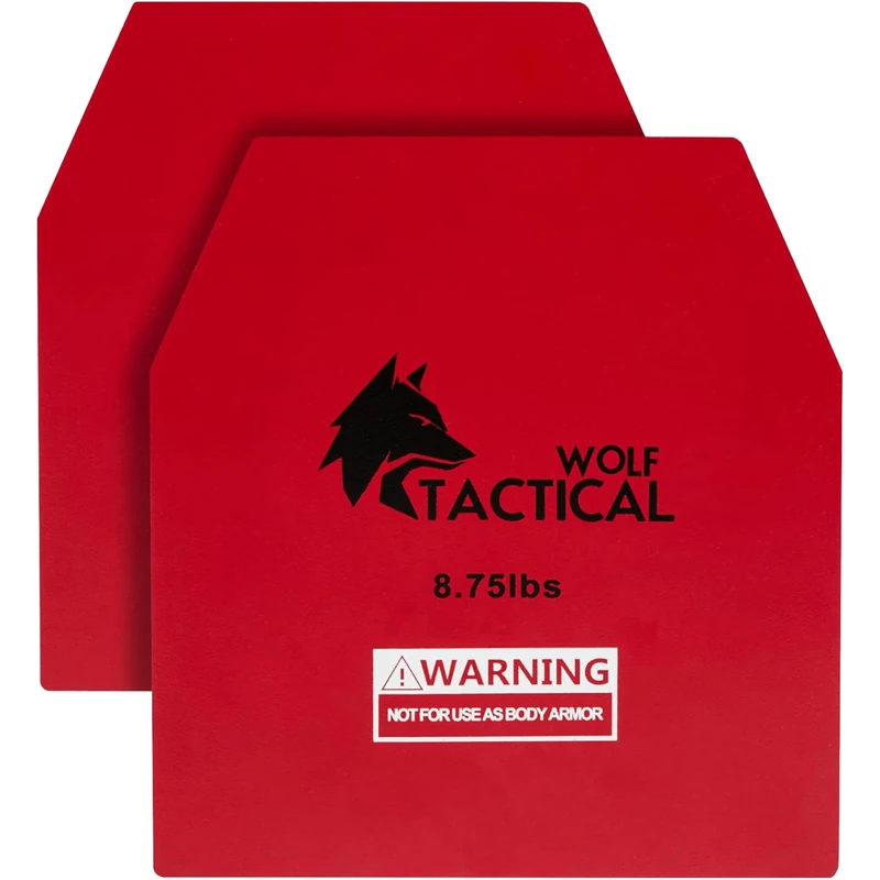 WOLF TACTICAL Weight Vest Plates - 5.75/8.75/14.5/19.75LB Pairs - WODs, Strength Training, Running, Heavy Workouts - Image 1